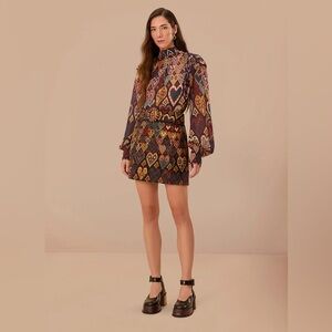 FARM Rio Multicolor Patterned Blouse